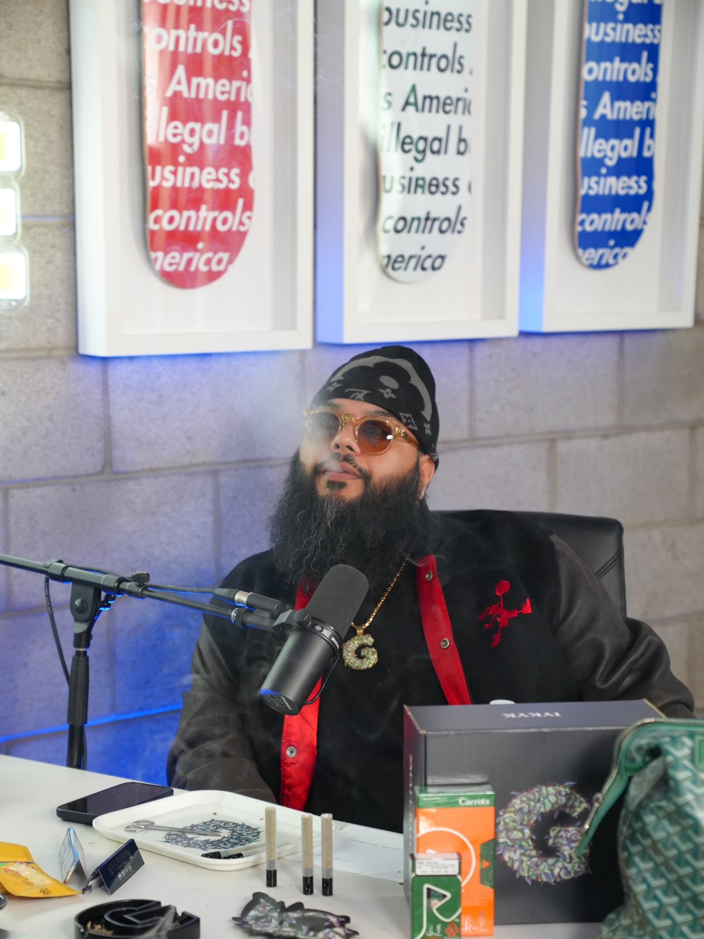 G-Putt in the studio